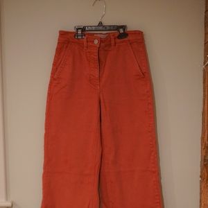Red Everlane Wide-leg Pants